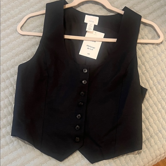 H&M Black Sleeveless vest size EUR38 - Picture 2 of 3